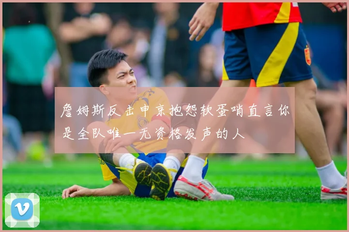 詹姆斯反击申京抱怨软蛋哨直言你是全队唯一无资格发声的人